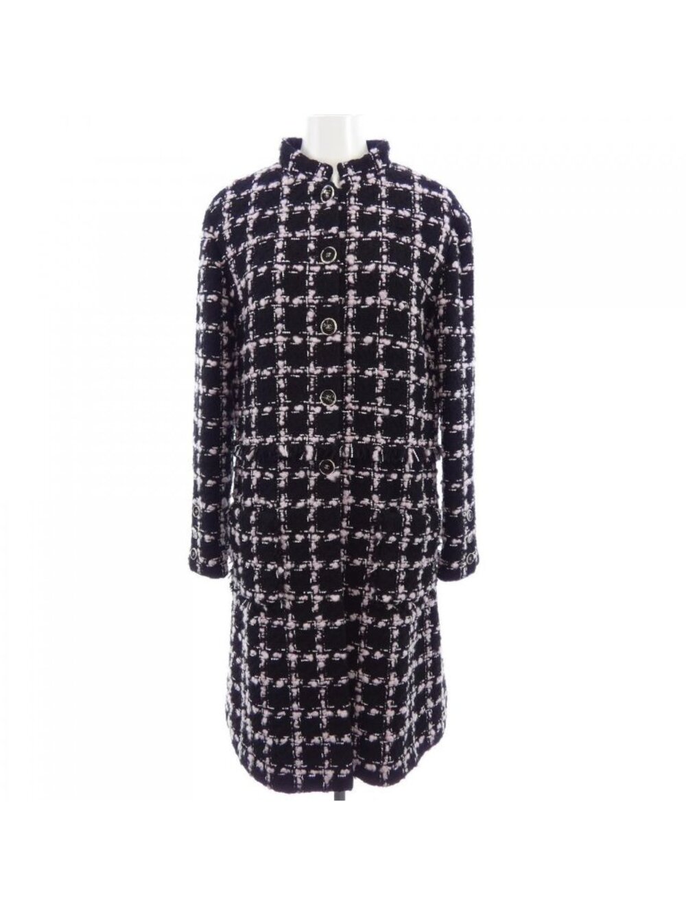 Chanel 25B Coat Black